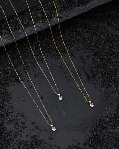 Single Birthstone Necklace