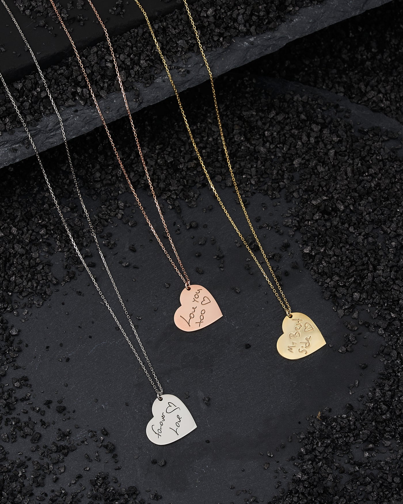 Handwriting Heart Necklace