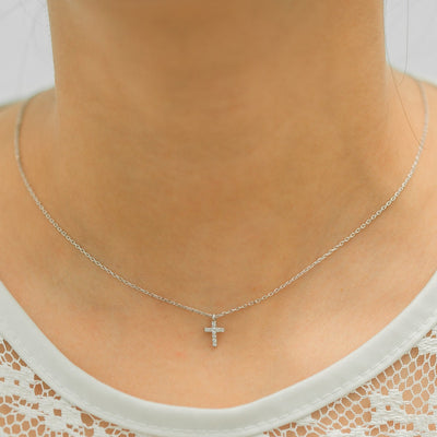 Diamond Cross Necklace - Glamoristic