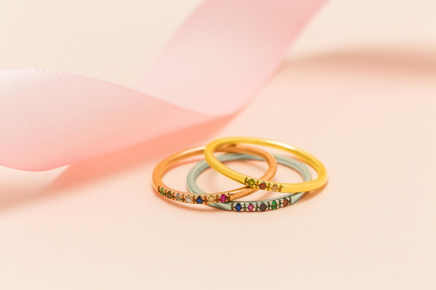 Dainty Family Birthstones Ring - Glamoristic