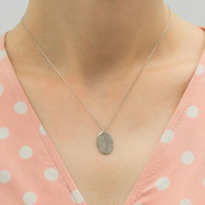 Fingerprint Engraved Necklace - Glamoristic