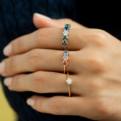 Elegant Family Birthstone Ring - Glamoristic