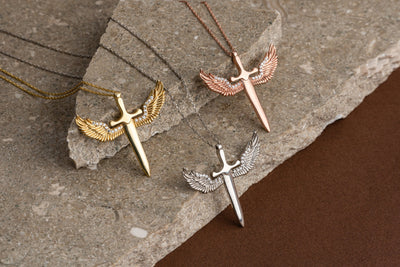 Angel Winged Sword Necklace - Glamoristic