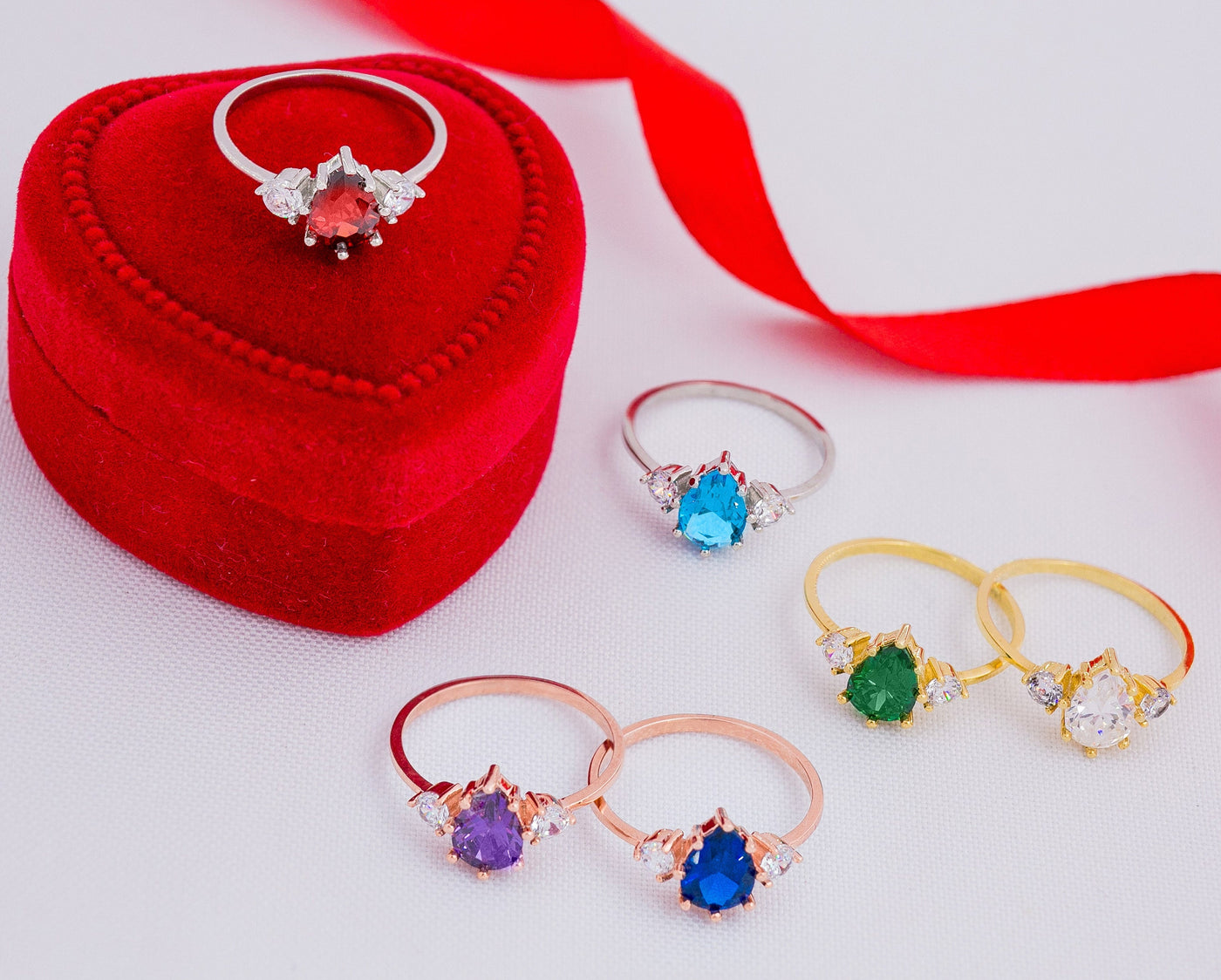 Cocktail Birthstone Ring - Glamoristic