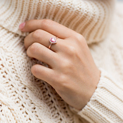 Pear-Cut Gemstone Ring - Glamoristic