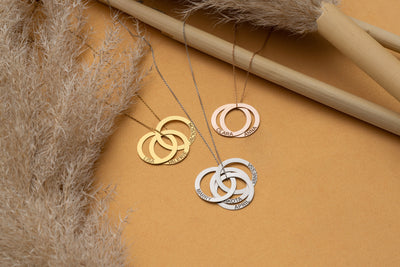 Interlocking Circle Necklace - Glamoristic