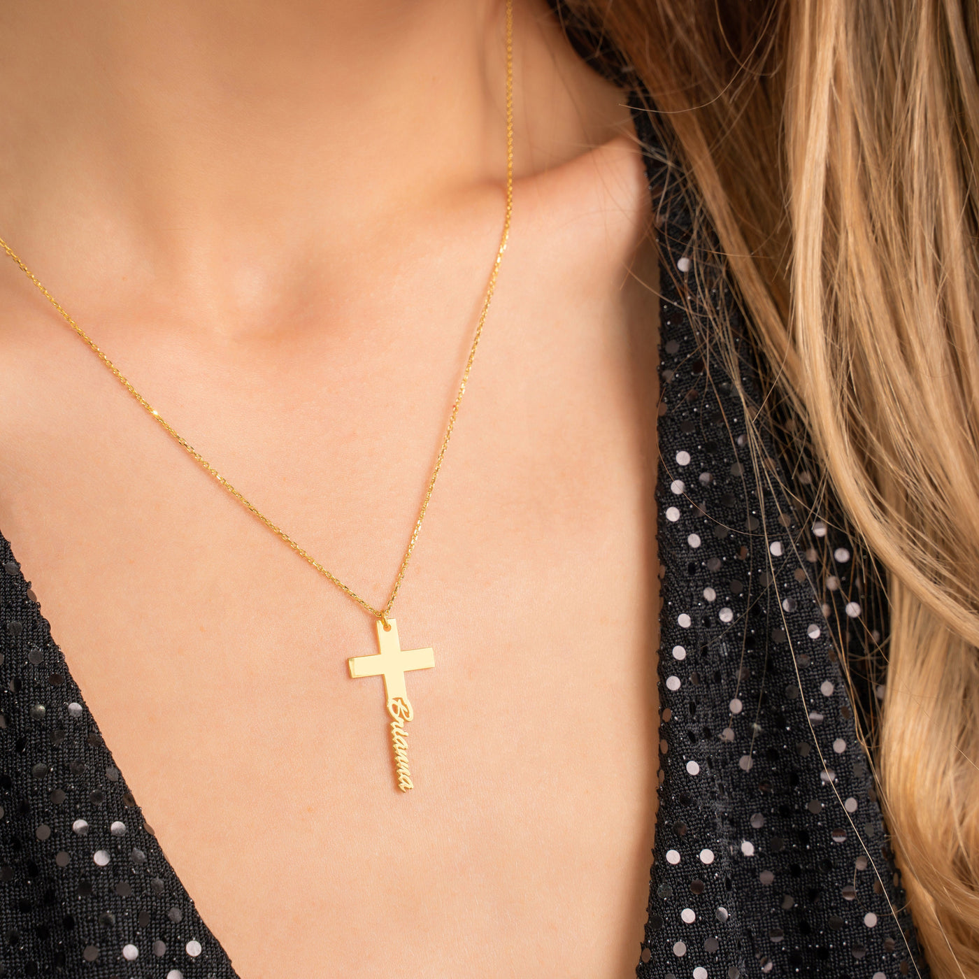 Name Cross Necklace - Glamoristic