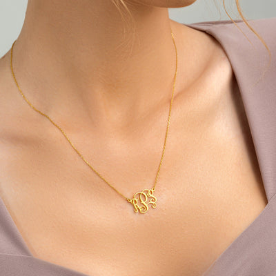 Monogram Initials Necklace - Glamoristic