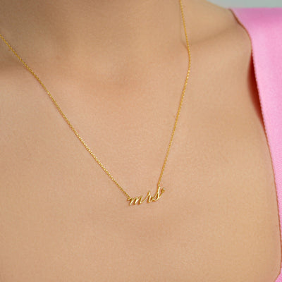 Say Yes Mrs Necklace - Glamoristic