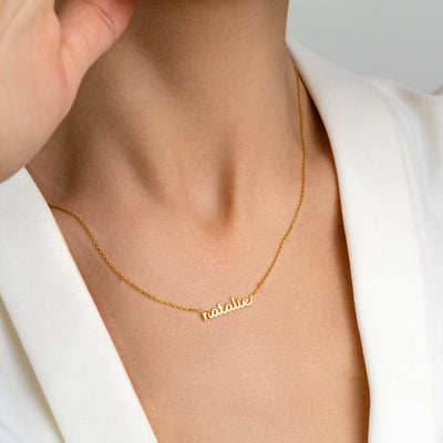 Dainty Name Necklace - Glamoristic