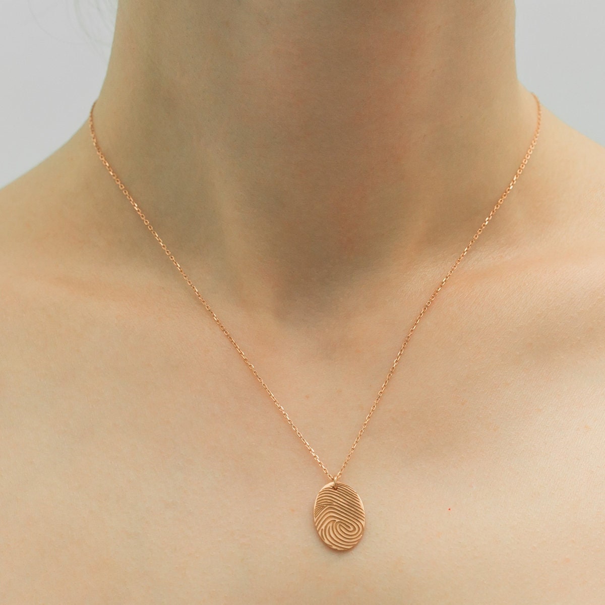 Fingerprint Engraved Necklace - Glamoristic