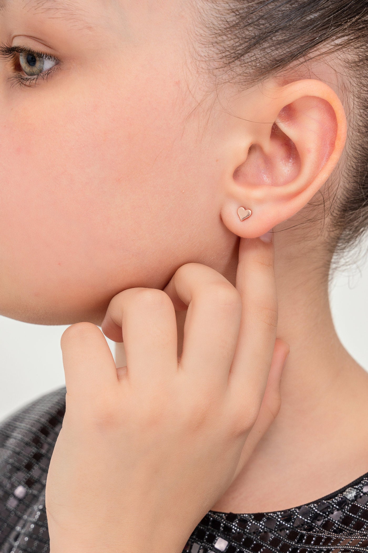 Mini Heart Stud Earrings