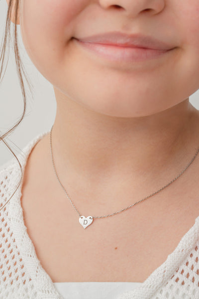 Personalized Mini Heart Pendant Necklace