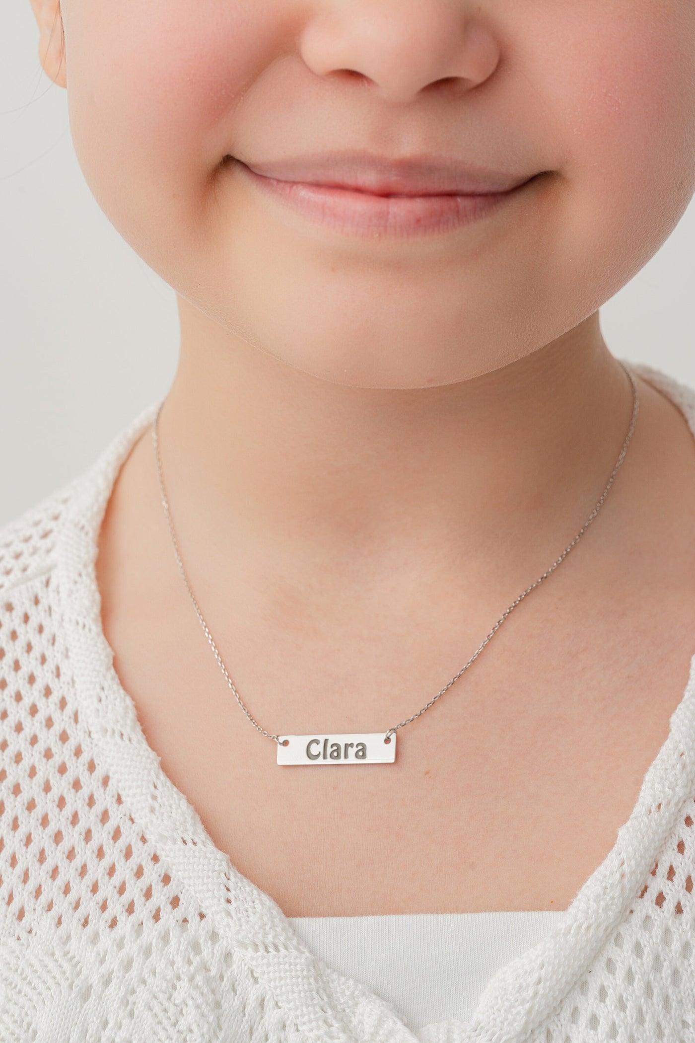 Kids Name Bar Necklace