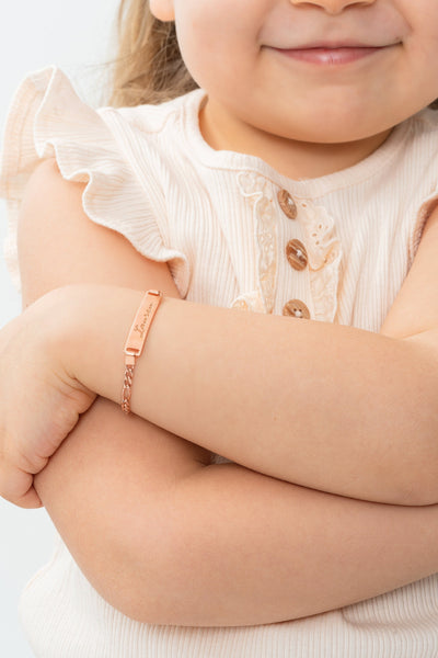 Name Bracelet • Kids Name Bracelet • Bracelet For Kids • Dainty Name Bracelet • Charming Bracelet For Kids  • Unisex Kids Bracelet - Glamoristic