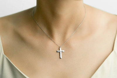 Bible Verse  Personalized Cross Necklace