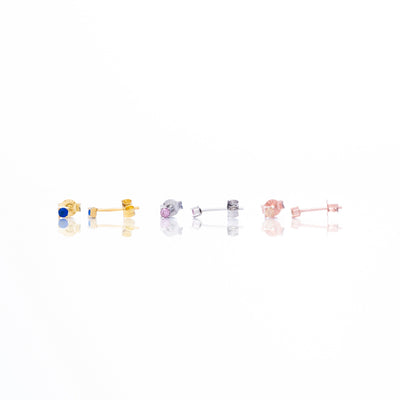 Kids Birthstone Stud Earrings