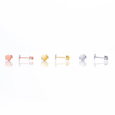 Mini Heart Stud Earrings