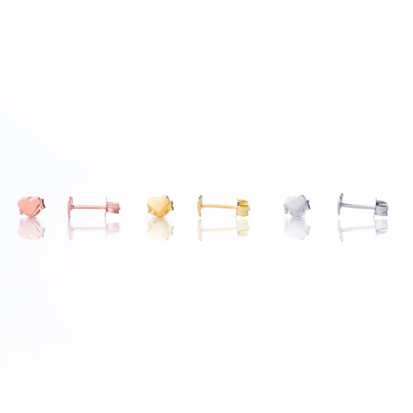 Heart Stud Earrings