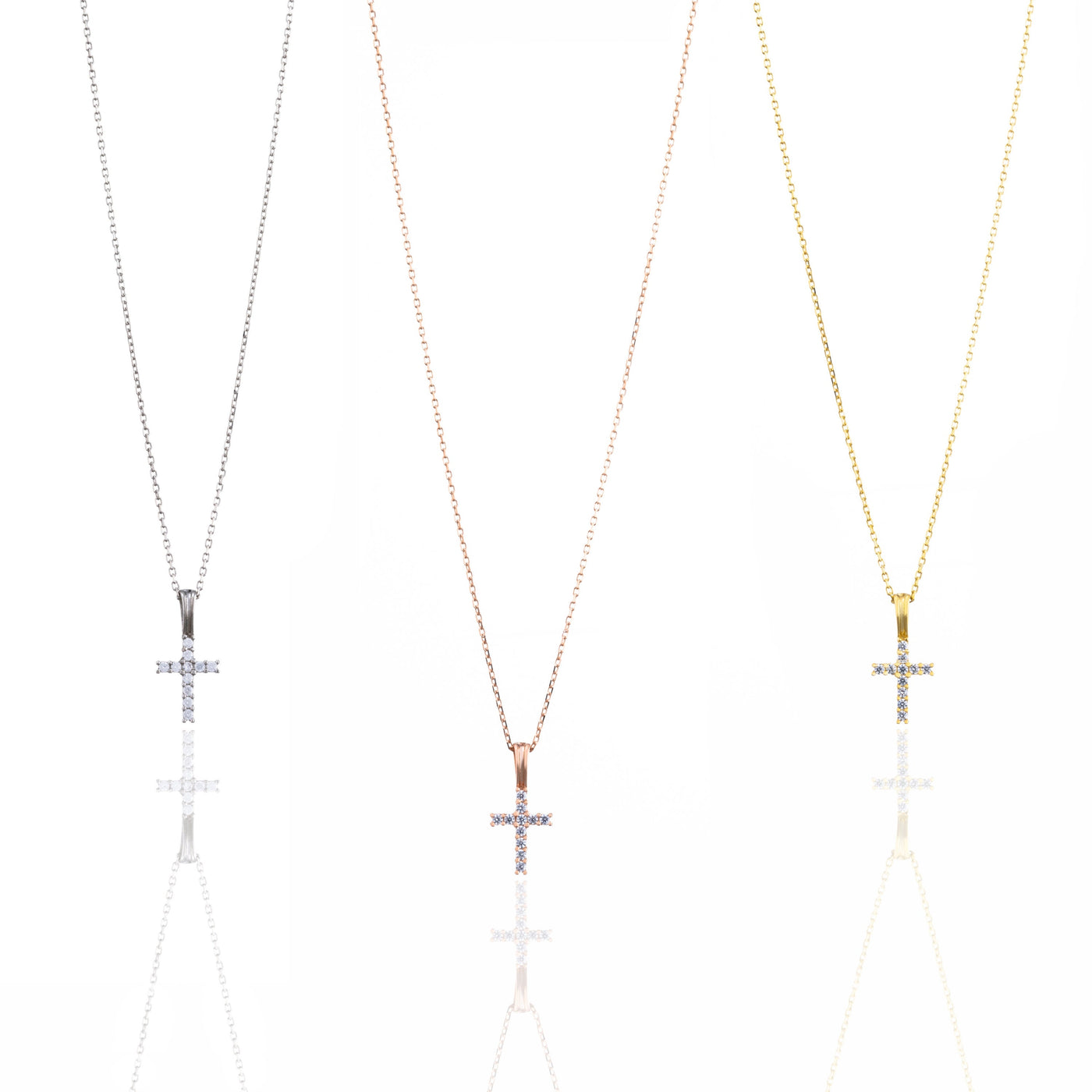 Cross Necklace • Sterling Silver Necklace • Kids Cross Necklace • Princess's Dainty Cross Necklace • Birthday Gift • Christian Gifts - Glamoristic