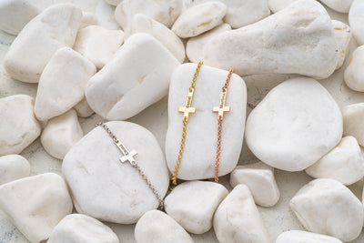 Cross  Name Bracelet • Kids Cross Bracelet • Bracelet For Kids • Dainty Cross Bracelet • Charming Cross  Bracelet • Unisex Kids Bracelet - Glamoristic